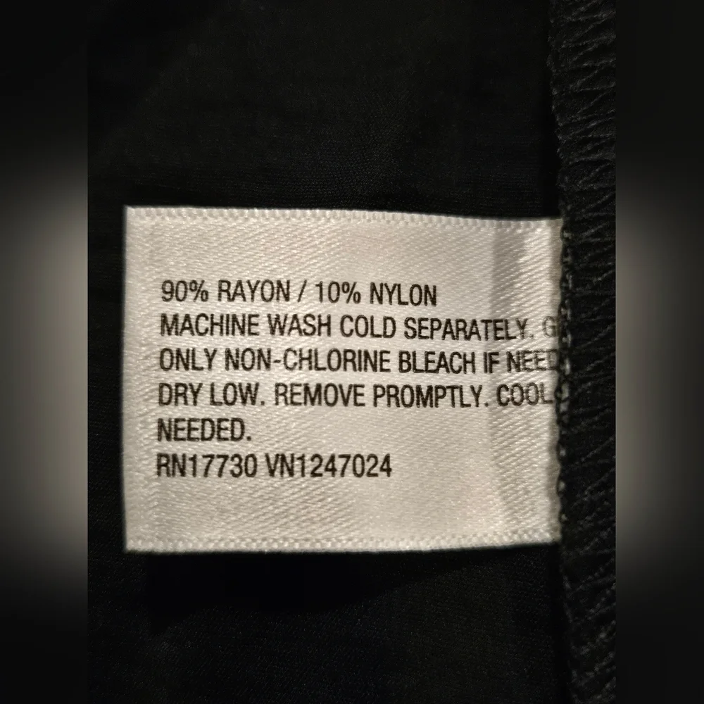 NWT Ava & Viv Black Women's Skirt